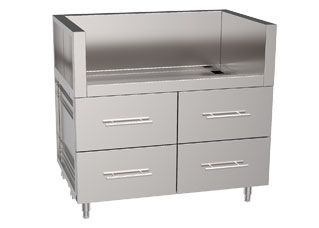 Four Drawers Outdoor Stainless Grill Cabinet