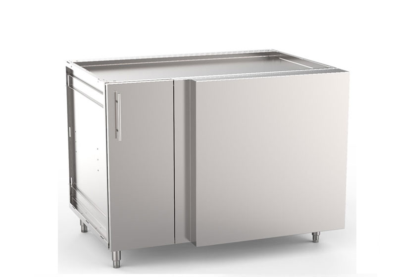 Blind Outdoor Base Corner Stainless Cabinet